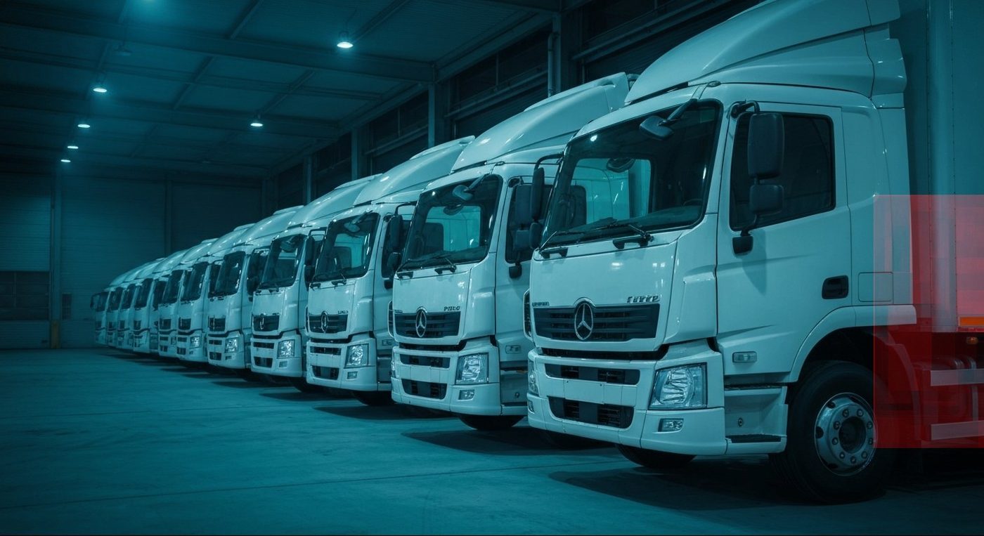 Flotte de poids lourds nettoyés NPL Expresse PACA